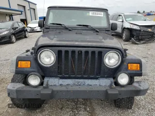 2003 Jeep Wrangler Sport with VIN 1J4FA49S43P321998, listed as a Copart auction lot 60860444 with 109,856 mi miles and Salvage Title. Bid and sale history available at carsss.com. Image 5.