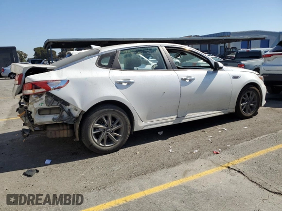 2019 Kia Optima LX with VIN 5XXGT4L36KG329998, listed as a Copart auction lot 74248564 with 123,941 mi miles and Salvage Title. Bid and sale history available at DreamBid. Image 3.