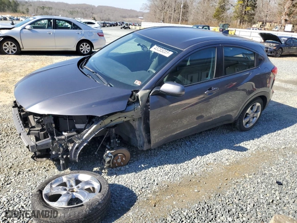 2022 Honda HR-V LX with VIN 3CZRU6H37NM769798, listed as a Copart auction lot 43255055 with 58,127 mi miles and Salvage Title. Bid and sale history available at carsss.com. Image 1.