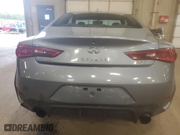 2018 Infiniti Q60 Luxe with VIN JN1EV7EL8JM391124, listed as a Copart auction lot 80746224 with 97,310 mi miles and Salvage Title. Bid and sale history available at carsss.com. Image 7.