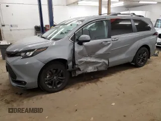 2024 Toyota Sienna LE with VIN 5TDCSKFCXRS123366, listed as a Copart auction lot 78481764 with 0 mi miles and Salvage Title. Bid and sale history available at carsss.com. Image 1.