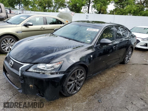 2015 Lexus GS 350 with VIN JTHBE1BL9FA005240, listed as a Copart auction lot 60325714 with 126,412 mi miles and Salvage Title. Bid and sale history available at carsss.com. Image 1.