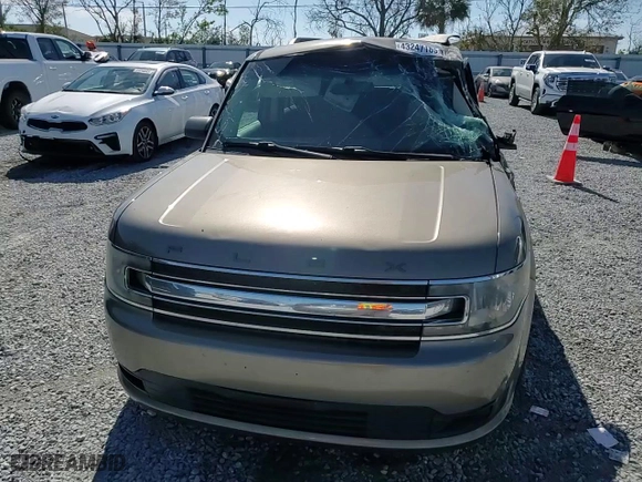 2014 Ford Flex SE with VIN 2FMGK5B88EBD44282, listed as a Copart auction lot 43247185 with 196,179 mi miles and Salvage Title. Bid and sale history available at carsss.com. Image 12.