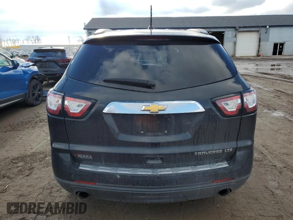 2014 Chevrolet Traverse LTZ with VIN 1GNKRJKD9EJ330796, listed as a Copart auction lot 82094684 with 113,728 mi miles and Clean Title. Bid and sale history available at DreamBid. Image 6.