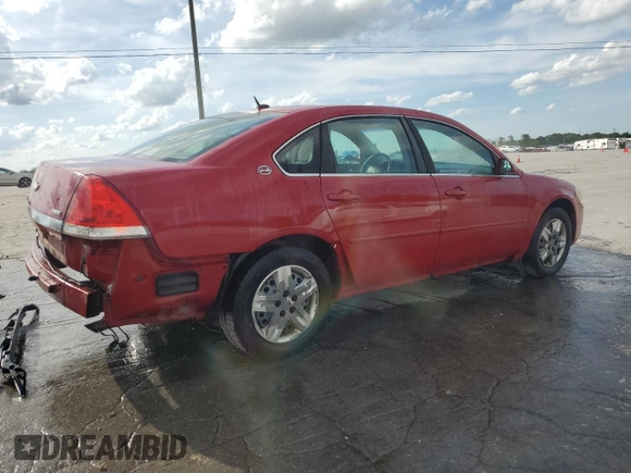 2007 Chevrolet Impala LS with VIN 2G1WB58K779140952, listed as a Copart auction lot 54071575 with 182,971 mi miles and Salvage Title. Bid and sale history available at DreamBid. Image 3.