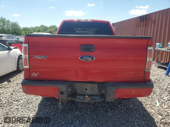 2010 Ford F-150 XL with VIN 1FTEX1CW3AFA21897, listed as a Copart auction lot 58000025 with 245,642 mi miles and Salvage title. Bid and sale history available at DreamBid. Image 6.
