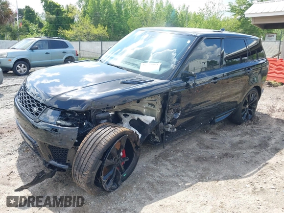 2021 Land Rover Range Rover Sport HST with VIN SALWS2RU5MA760519, listed as a IAAI auction lot 42115864 with 29,885 mi miles and . Bid and sale history available at DreamBid. Image 17.
