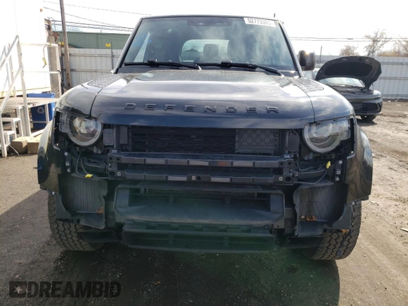 2023 Land Rover Defender S with VIN SALEJ6EX0P2173858, listed as a Copart auction lot 52773365 with 30,768 mi miles and Salvage title. Bid and sale history available at DreamBid. Image 5.