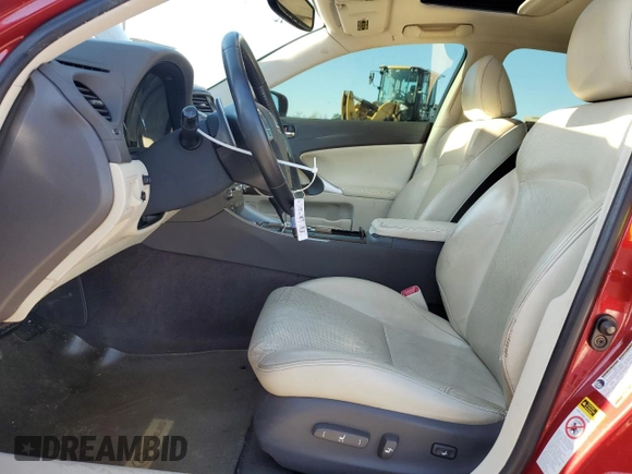 2011 Lexus IS 250 with VIN JTHBF5C20B5137428, listed as a Copart auction lot 50063875 with 193,685 mi miles and Salvage Title. Bid and sale history available at carsss.com. Image 7.