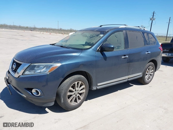 2013 Nissan Pathfinder Platinum with VIN 5N1AR2MN3DC614620, listed as a IAAI auction lot 41754332 with 135,407 mi miles. Bid and sale history available at carsss.com. Image 17.