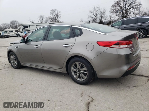 2016 Kia Optima LX Turbo with VIN 5XXGT4L10GG011106, listed as a Copart auction lot 43805715 with 81,747 mi miles and Salvage Title. Bid and sale history available at carsss.com. Image 2.