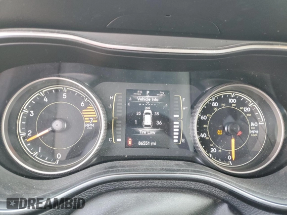 2019 Jeep Cherokee Latitude with VIN 1C4PJLCB0KD448342, listed as a Copart auction lot 51621495 with 86,551 mi miles and Salvage Title. Bid and sale history available at carsss.com. Image 9.