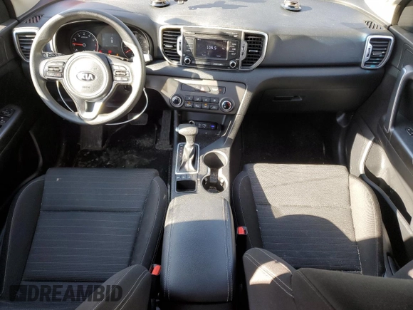 2018 Kia Sportage LX with VIN KNDPMCAC0J7447496, listed as a Copart auction lot 49890975 with 76,702 mi miles and Salvage Title. Bid and sale history available at carsss.com. Image 8.