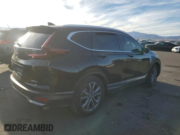 2021 Honda CR-V Touring with VIN 2HKRW1H97MH413914, listed as a Copart auction lot 47384115 with 0 mi miles and Salvage Title. Bid and sale history available at carsss.com. Image 3.