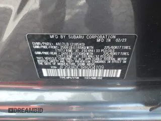 2024 Subaru Crosstrek Premium z VIN JF2GUADC3RH204109, wystawiony jako IAAI lot #41800147 z przebiegiem 31 619 mil mil oraz . Historia ofert i sprzedaży dostępna na DreamBid. Obrazek 9.