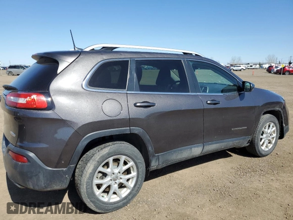 2017 Jeep Cherokee Latitude with VIN 1C4PJMCS6HD224703, listed as a Copart auction lot 54923395 with 154,006 mi miles and Salvage Title. Bid and sale history available at carsss.com. Image 3.