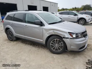 2018 Dodge Journey SE with VIN 3C4PDCAB4JT490421, listed as a Copart auction lot 50347975 with 22,288 mi miles and Salvage Title. Bid and sale history available at carsss.com. Image 4.