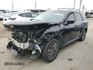 2023 Nissan Pathfinder SL z VIN 5N1DR3CBXPC204458, wystawiony jako Copart lot #55471615 z przebiegiem Nie podano mil oraz Szkody całkowita. Historia ofert i sprzedaży dostępna na DreamBid. Obrazek 1.
