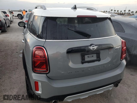 2021 MINI Countryman Cooper S with VIN WMZ53BR05M3M38710, listed as a Copart auction lot 74026124 with 0 mi miles and Non Repairable. Bid and sale history available at carsss.com. Image 6.