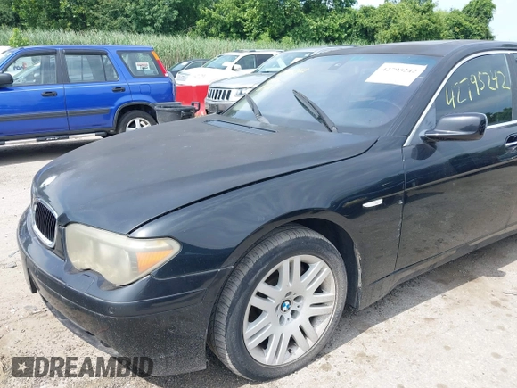 2005 BMW 7 Series 745i with VIN WBAGL63545DP75723, listed as a IAAI auction lot 42795242 with 173,215 mi miles and . Bid and sale history available at DreamBid. Image 14.