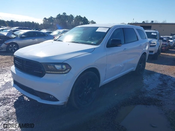 2017 Dodge Durango GT with VIN 1C4RDHDG3HC615038, listed as a IAAI auction lot 41319081 with 131,359 mi miles. Bid and sale history available at carsss.com. Image 2.