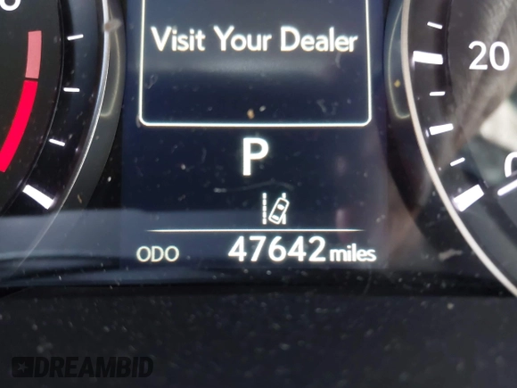 2022 Lexus RX with VIN 2T2HZMDAXNC313410, listed as a IAAI auction lot 41762458 with 47,642 mi miles. Bid and sale history available at carsss.com. Image 16.