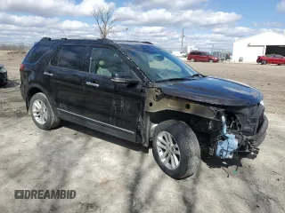 2013 Ford Explorer XLT with VIN 1FM5K8D80DGA03777, listed as a Copart auction lot 51846485 with 166,859 mi miles and Salvage Title. Bid and sale history available at carsss.com. Image 4.