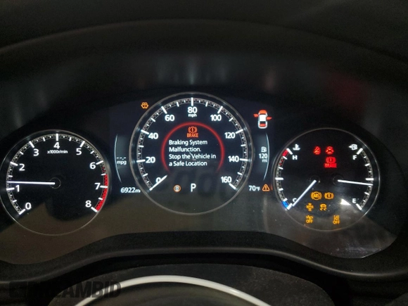 2025 Mazda 3 S Select Sport with VIN JM1BPABM9S1774528, listed as a Copart auction lot 56699005 with 6,922 mi miles and Non repairable. Bid and sale history available at DreamBid. Image 9.