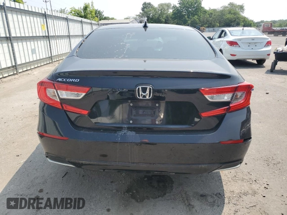 2018 Honda Accord EX with VIN 1HGCV1F48JA092308, listed as a Copart auction lot 58187935 with 146,928 mi miles and Salvage title. Bid and sale history available at DreamBid. Image 6.