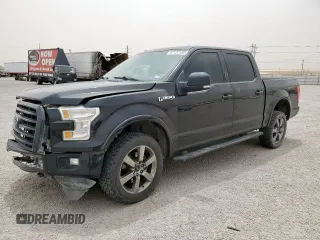 2015 Ford F-150 XLT with VIN 1FTEW1EF6FKD20492, listed as a Copart auction lot 57122105 with 126,576 mi miles and Salvage title. Bid and sale history available at DreamBid. Image 1.