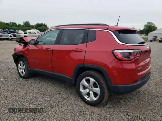 2019 Jeep Compass Latitude with VIN 3C4NJDBB7KT735802, listed as a Copart auction lot 57726275 with 58,660 mi miles and Salvage title. Bid and sale history available at DreamBid. Image 2.