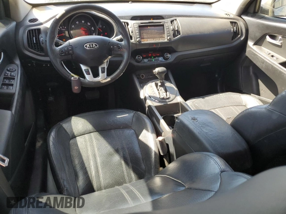 2011 Kia Sportage SX with VIN KNDPC3A66B7144057, listed as a Copart auction lot 47417265 with 216,939 mi miles and Salvage title. Bid and sale history available at DreamBid. Image 8.