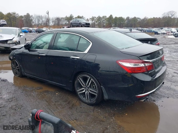 2017 Honda Accord Sedan Sport SE with VIN 1HGCR2F16HA090549, listed as a IAAI auction lot 41566672 with NaN miles. Bid and sale history available at carsss.com. Image 14.