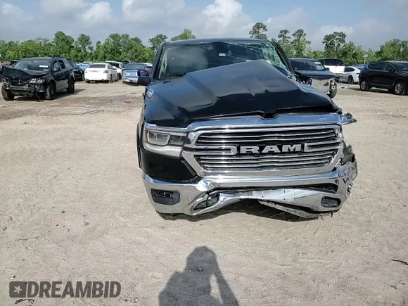 2019 Ram 1500 Laramie with VIN 1C6SRFJT4KN521147, listed as a Copart auction lot 54108615 with 152,888 mi miles and Salvage title. Bid and sale history available at DreamBid. Image 13.