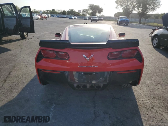 2015 Chevrolet Corvette 2LT with VIN 1G1YD2D77F5113829, listed as a Copart auction lot 45897333 with 11,002 mi miles. Bid and sale history available at carsss.com. Image 6.