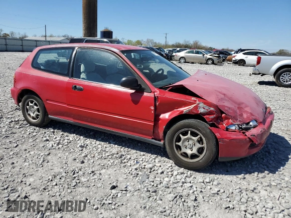1993 Honda Civic z VIN 2HGEH2379PH508221, wystawiony jako Copart lot #49275795 z przebiegiem 204 345 mil mil oraz Szkoda całkowita • Salvage title. Historia ofert i sprzedaży dostępna na DreamBid. Obrazek 4.
