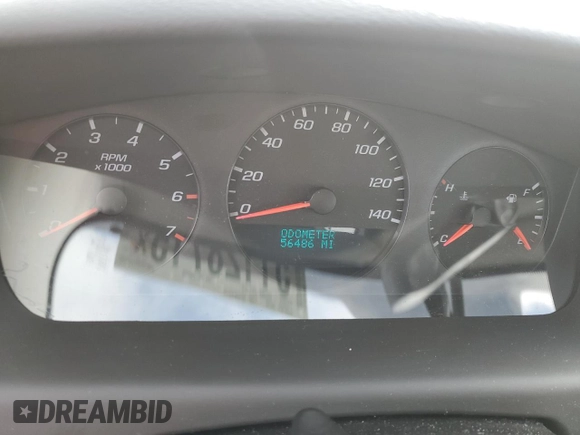 2010 Chevrolet Impala LS with VIN 2G1WA5EK3A1154957, listed as a Copart auction lot 51128715 with 56,486 mi miles and Salvage Title. Bid and sale history available at DreamBid. Image 9.