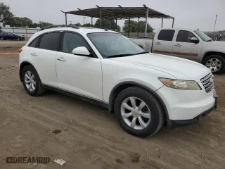 2004 Infiniti FX35 with VIN JNRAS08U64X107105, listed as a Copart auction lot 73532564 with 222,213 mi miles and Salvage Title. Bid and sale history available at carsss.com. Image 4.