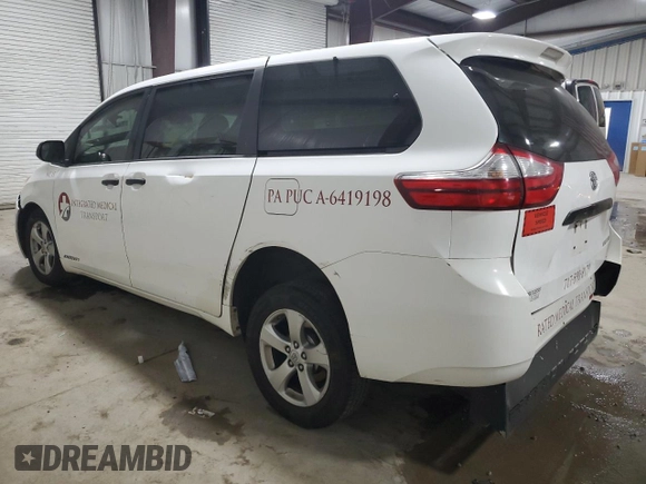 2016 Toyota Sienna L with VIN 5TDZK3DC2GS735352, listed as a Copart auction lot 77198404 with 224,495 mi miles and Salvage title. Bid and sale history available at DreamBid. Image 2.