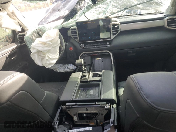 2024 Toyota Tundra Limited Hybrid with VIN 5TFWC5DB8RX040633, listed as a Copart auction lot 41972855 with 26,444 mi miles and Non repairable. Bid and sale history available at DreamBid. Image 8.