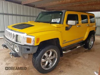 2007 Hummer H3 SUV with VIN 5GTDN13E378134277, listed as a Copart auction lot 56284205 with 135,534 mi miles and Clean Title. Bid and sale history available at DreamBid. Image 1.
