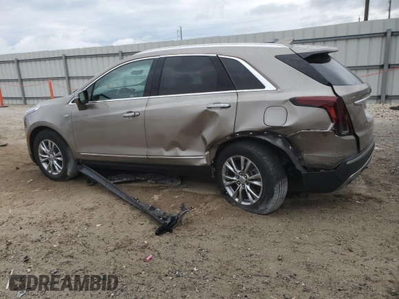 2022 Cadillac XT5 FWD Premium Luxury with VIN 1GYKNCRS1NZ117079, listed as a Copart auction lot 41448805 with 17,552 mi miles and Salvage title. Bid and sale history available at DreamBid. Image 2.
