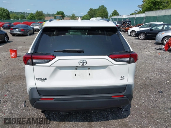 2019 Toyota RAV4 LE with VIN JTMF1RFV0KD045059, listed as a IAAI auction lot 42402598 with Not provided miles and . Bid and sale history available at DreamBid. Image 16.