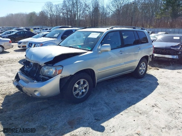 2005 Toyota Highlander with VIN JTEGP21AX50050601, listed as a IAAI auction lot 41473592 with 130,265 mi miles. Bid and sale history available at carsss.com. Image 2.