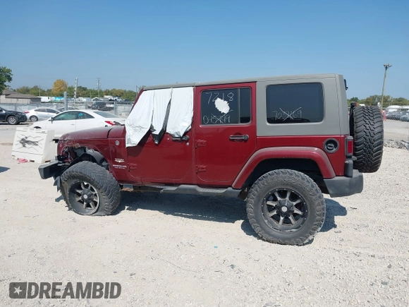2008 Jeep Wrangler Unlimited Sahara with VIN 1J4GA591X8L537550, listed as a IAAI auction lot 40281739 with 145,388 mi miles and . Bid and sale history available at DreamBid. Image 14.