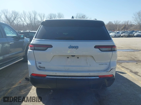 2022 Jeep Grand Cherokee Limited with VIN 1C4RJJBG1N8568383, listed as a IAAI auction lot 41734465 with 42,410 mi miles and . Bid and sale history available at DreamBid. Image 17.