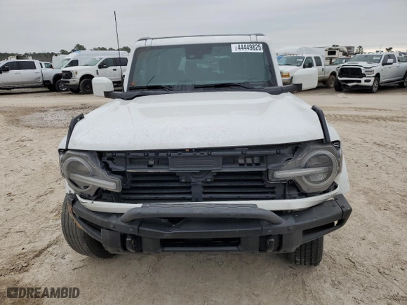 2022 Ford Bronco with VIN 1FMDE5AHXNLB15534, listed as a Copart auction lot 44449825 with 45,726 mi miles and Salvage Title. Bid and sale history available at carsss.com. Image 5.