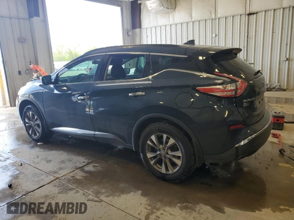 2017 Nissan Murano S z VIN 5N1AZ2MGXHN201590, wystawiony jako Copart lot #57227565 z przebiegiem 60 124 mil mil oraz Szkoda całkowita • Salvage title. Historia ofert i sprzedaży dostępna na DreamBid. Obrazek 2.