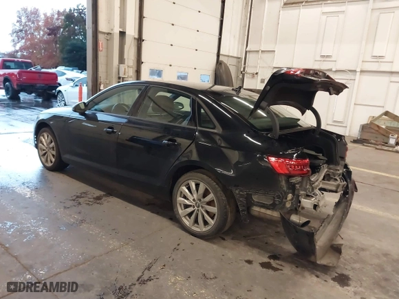 2017 Audi A4 Premium with VIN WAUANAF41HN039147, listed as a IAAI auction lot 40893349 with 71,375 mi miles. Bid and sale history available at carsss.com. Image 3.