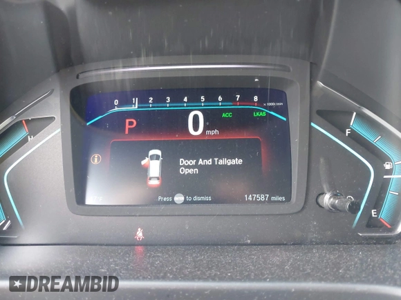 2018 Honda Odyssey EX-L with VIN 5FNRL6H77JB101803, listed as a IAAI auction lot 41927622 with 147,587 mi miles. Bid and sale history available at carsss.com. Image 7.